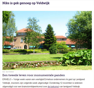 Dialogen op landgoed Veldwijk