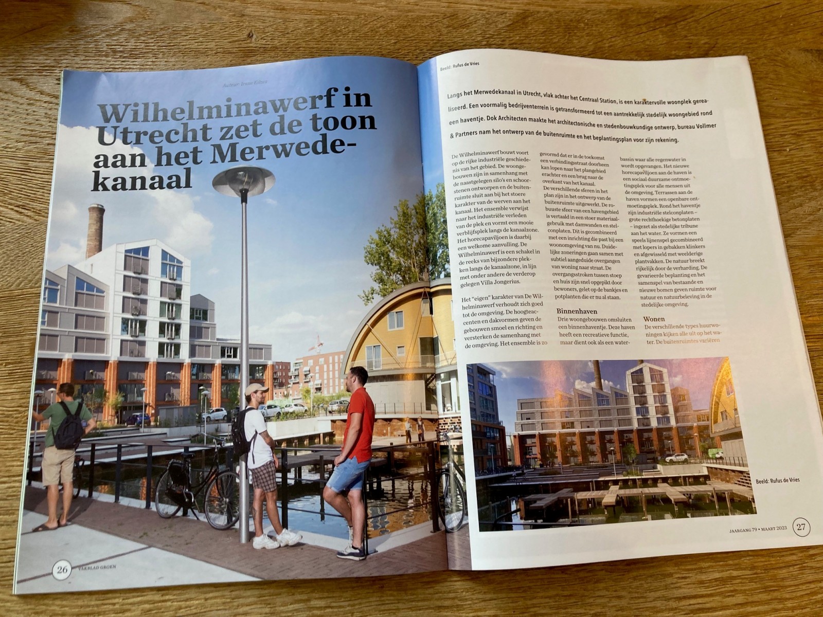 Publicatie Wilhelminawerf, vakblad Groen