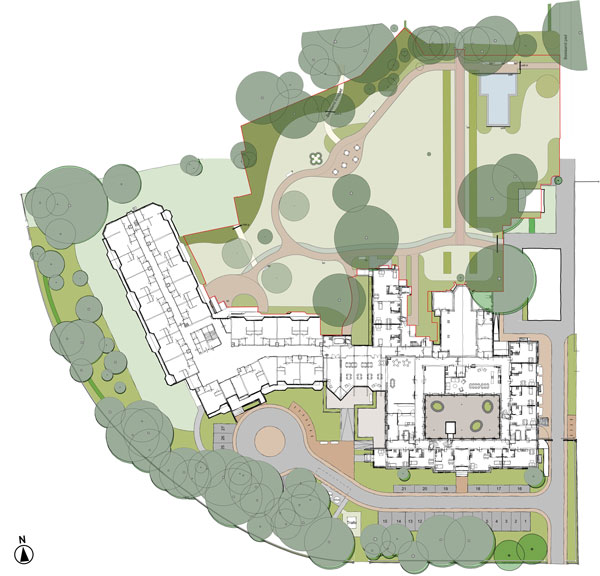 Ontwerp zorgtuin Mgr Blom, Amersfoort